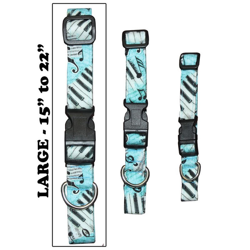 Large Dog Collar: Keyboard